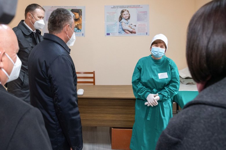 ФАП с.Янтарное. Фото: пресс-служба Президента.