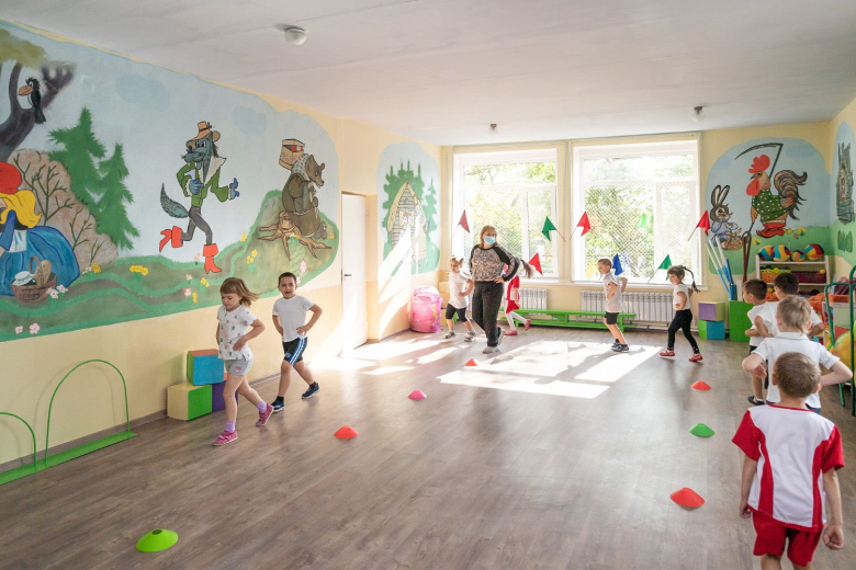 Детский сад "Красная Шапочка". Фото: пресс-служба Президента.